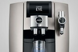 Jura J8 Midnight Silver volautomatische espressomachine coffee eye