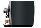 Jura J8 Midnight Silver volautomatische espressomachine zijkant