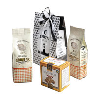 Cadeau feestzakje met koffie en speculoos